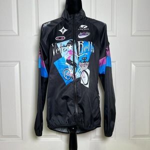 Velo‎ Bella Voler Women's Cycling Jersey Windbreaker Long Sleeve Size 2XL